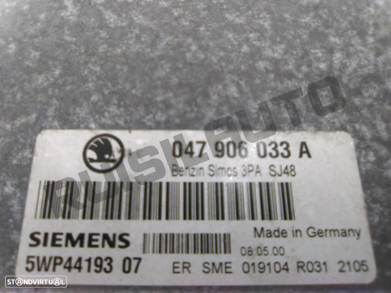 Centralina Do Motor 0479_06033a Skoda Fabia I Combi (6y) [1999_ - 9