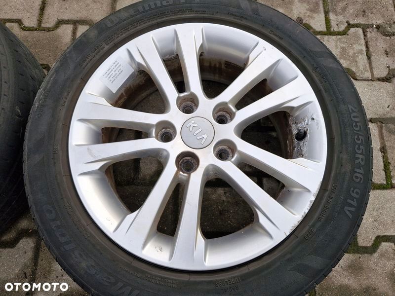 kia ceed 2 ii felgi aluminiowe alufelgi 16 cali 6.5jx16 et50 5x114.3 - 3