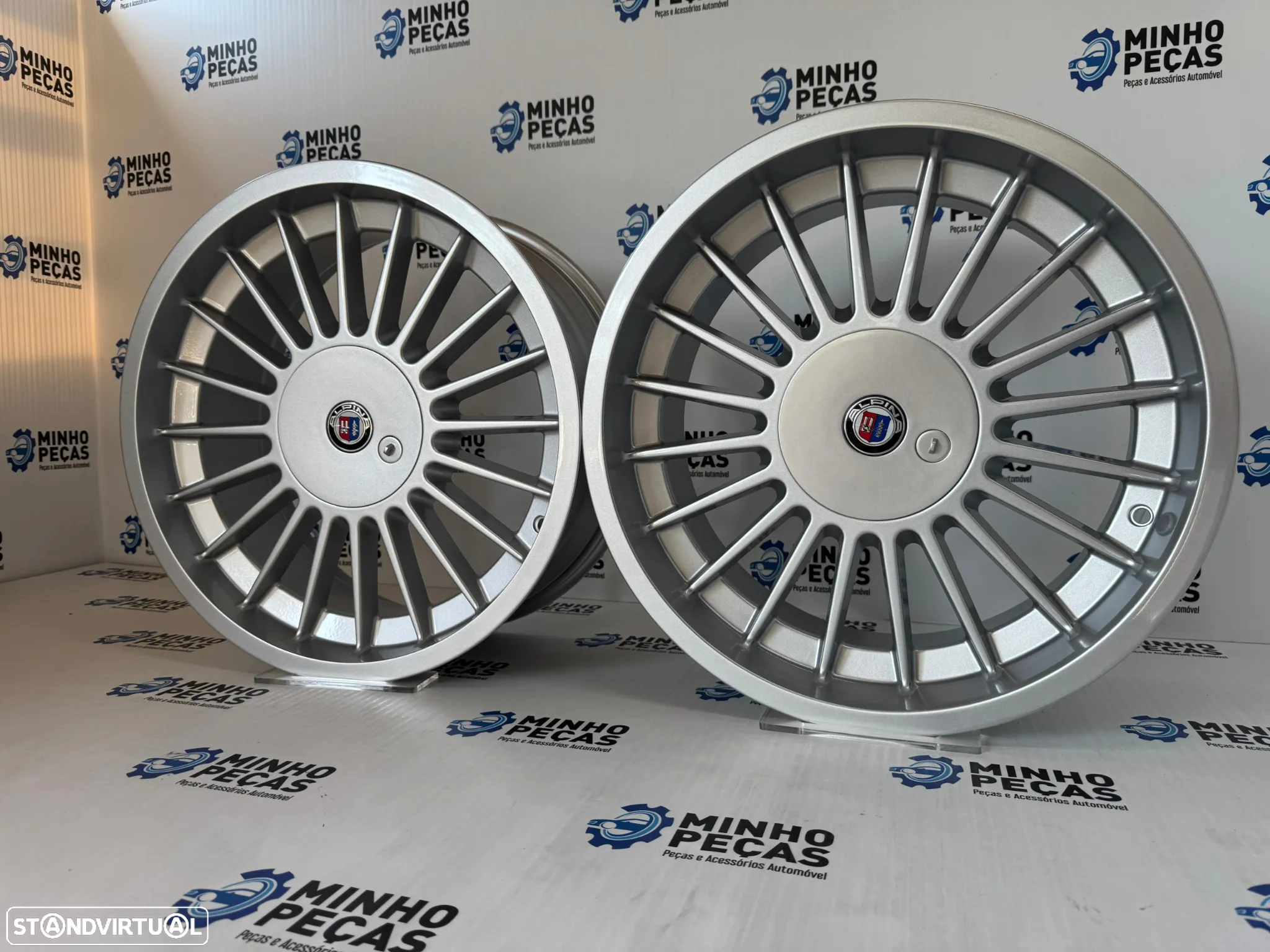 Jantes Look BMW Alpina em 18 (5x112/5x120) Silver - 2