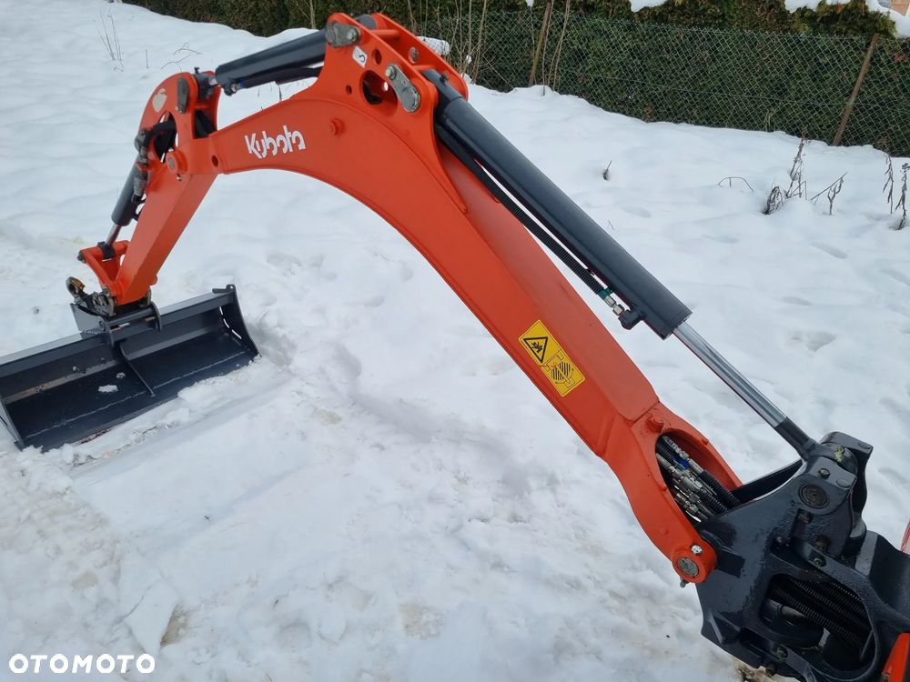 Kubota KX016-4 Koparka Gąsienicowa 2 tony. DEKRA aktualna do 2026r. Rozsuwane Hydr. podwozie! Sprowadzona z Norwegii! Zero luzów i wycieków. Maszyna jak Nowa z Salonu! 2017rok. Pełna Dokumentacja. Gąsienice bez zużycia! Łyżka Skarpowa Nowa! Szybkozłącze! Okazja Tanio! Dodatkowa Linia Hydr. na młot i wiertnice - 27