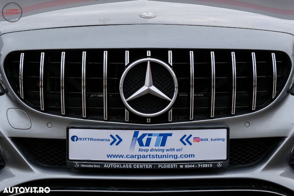 Grila Centrala Mercedes C-Class W205 S205 C205 A205 (2014-2018) GT-R Panamericana - livrare gratuita - 6
