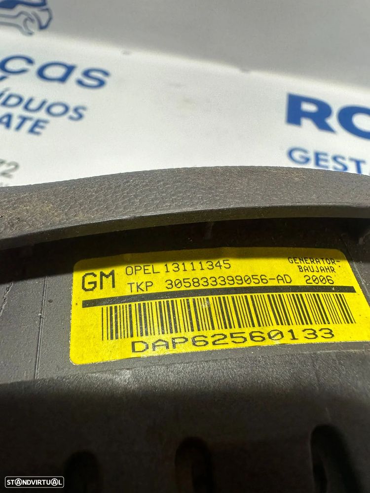 .Airbag Volante Condutor GM Opel Astra H 13111345 2004 - 2009 - 8