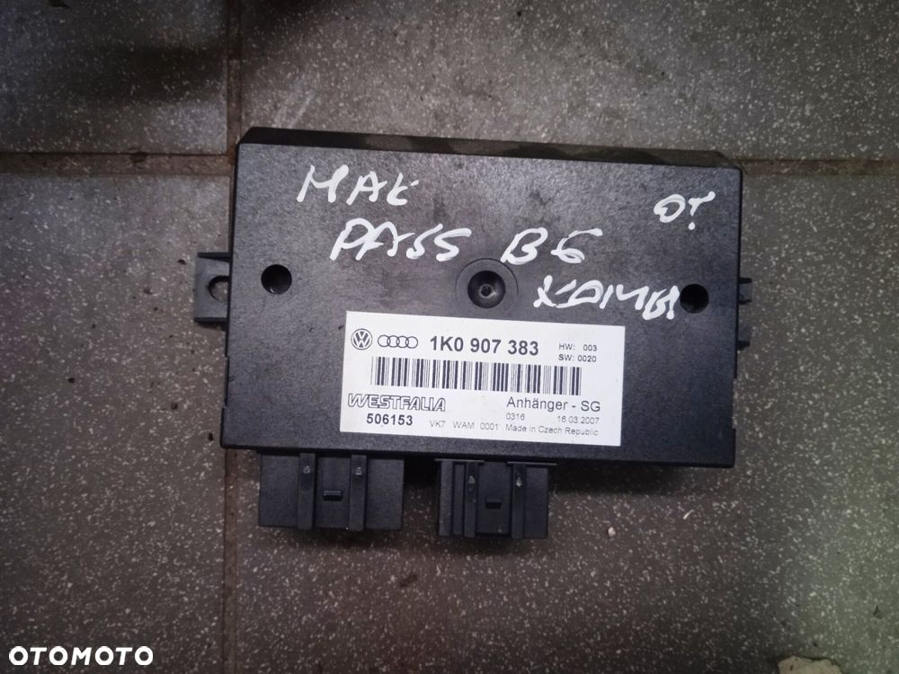 Hak wypinany kula z kluczykiem wiązka moduł VW Passat B6 Kombi - 7