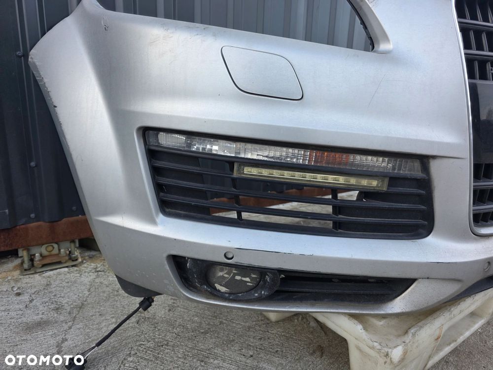 ZDERZAK PRZÓD AUDI Q7 4L S LINE SPRYSKI PDC KOMPLETNY ORYGINAŁ ! - 6
