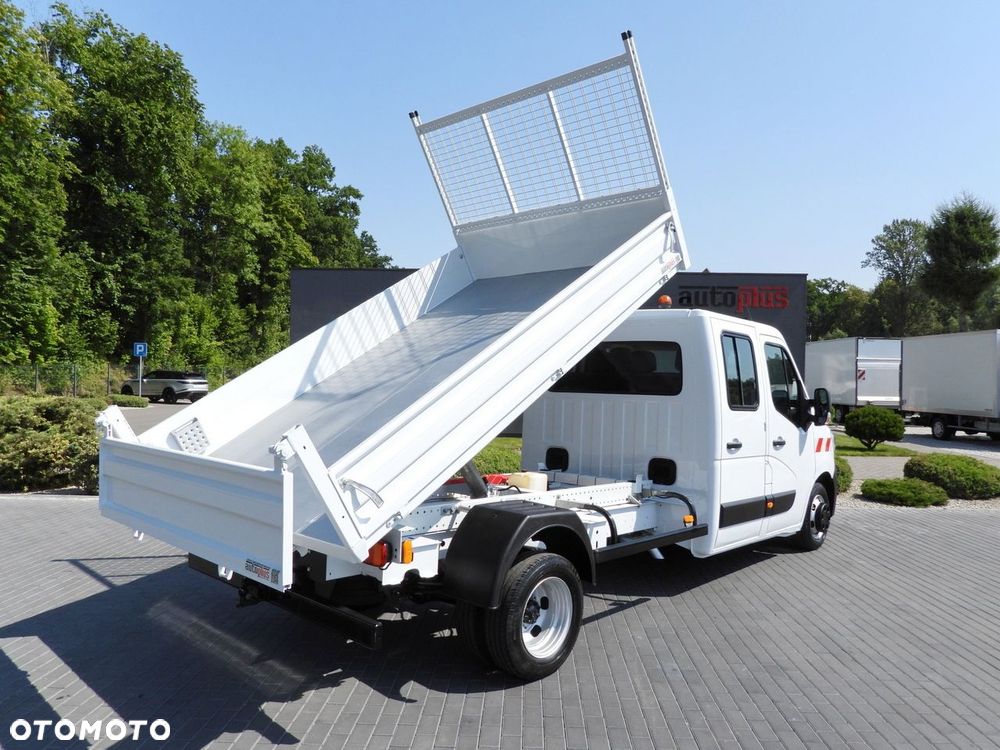 Renault MASTER WYWROTKA PODWÓJNA KABINA DOKA 6 MIEJSC TEMPOMAT LEDY BLIŹNIACZE KOŁA KLIMATYZACJA  130KM - 4