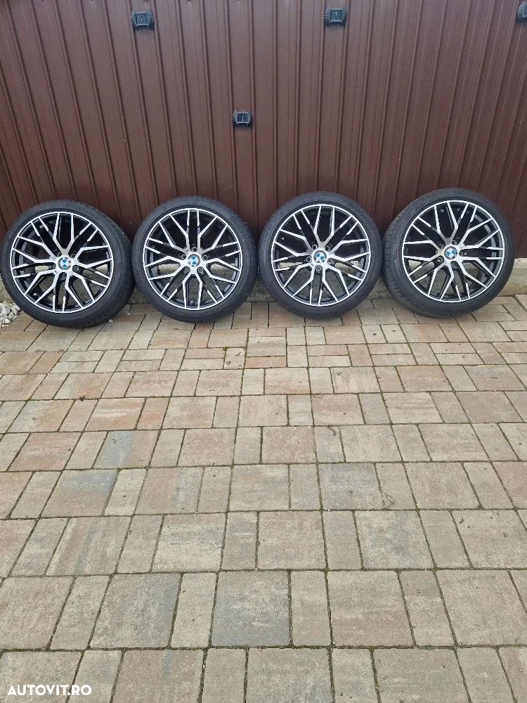 Jante BMW 8J x 18 cu anvelope de vara Bridgestone 225 x 40 x 18 - 1