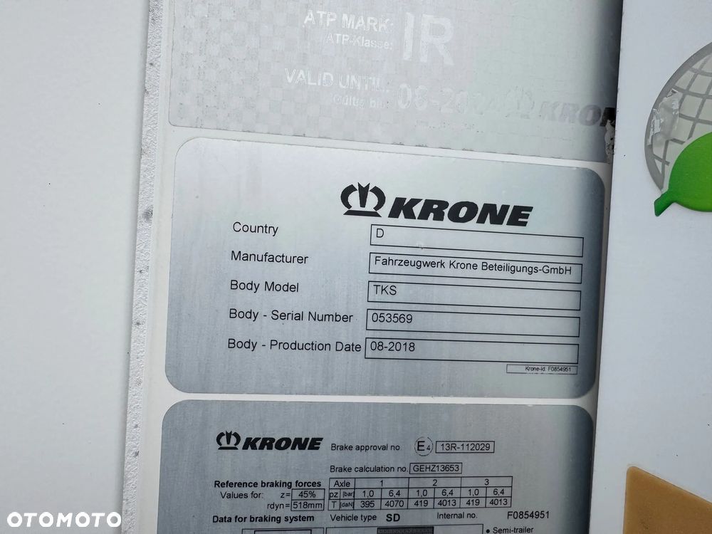 Krone Chłodnia ,Doppelstock ,Thermo King SLXi400 - 36