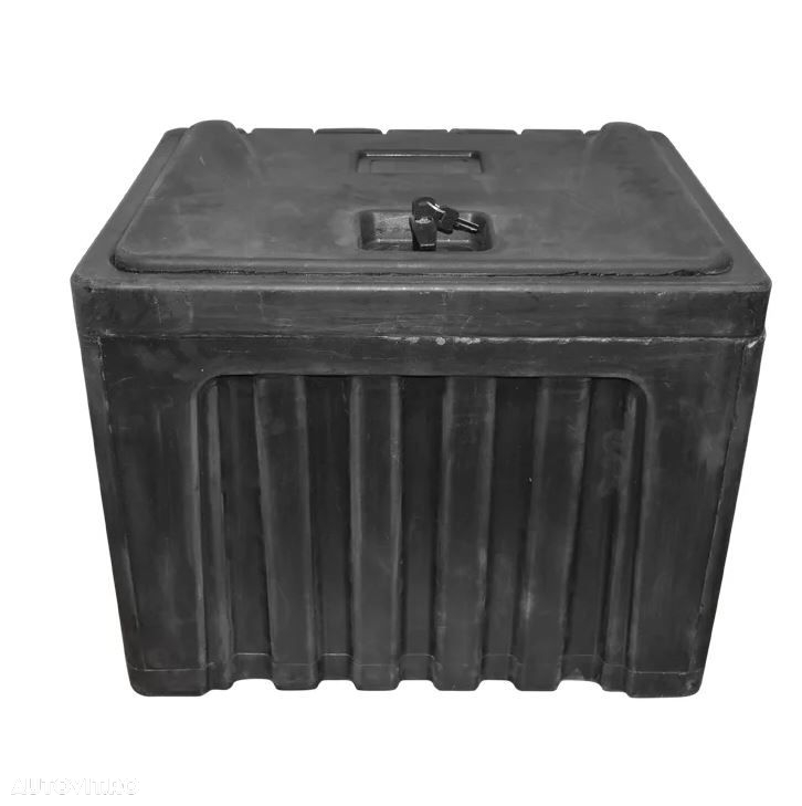 Lada pentru scule fara suport, din plastic negru 468x470x600 mm - 2