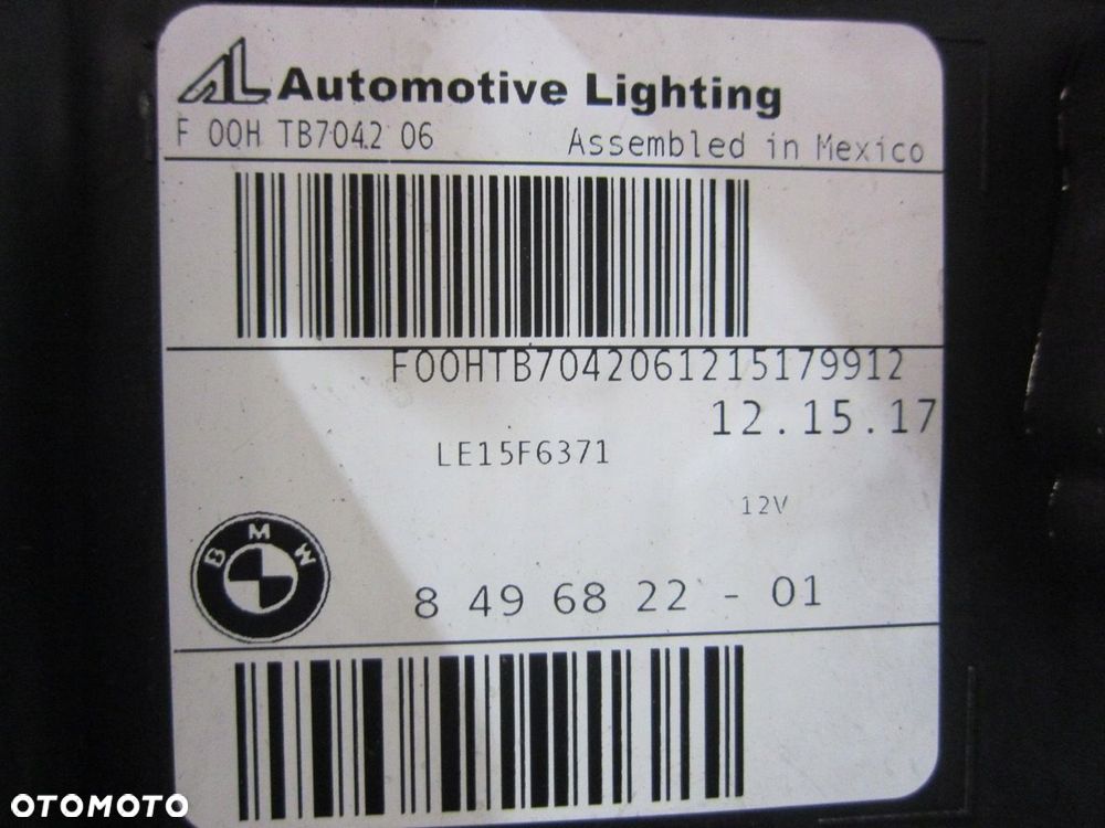 BMW X3 G01 USA LAMPA LEWA PRZEDNIA PRZÓD PRAWA 8496822 7466122 63117466122 - 10