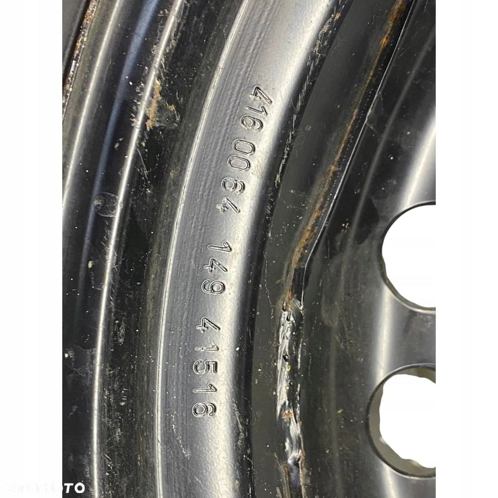KOŁO DOJAZDOWE FORD FOCUS MONDEO FIESTA 125/80R16 5X108 ET25 DM5C-BA - 11