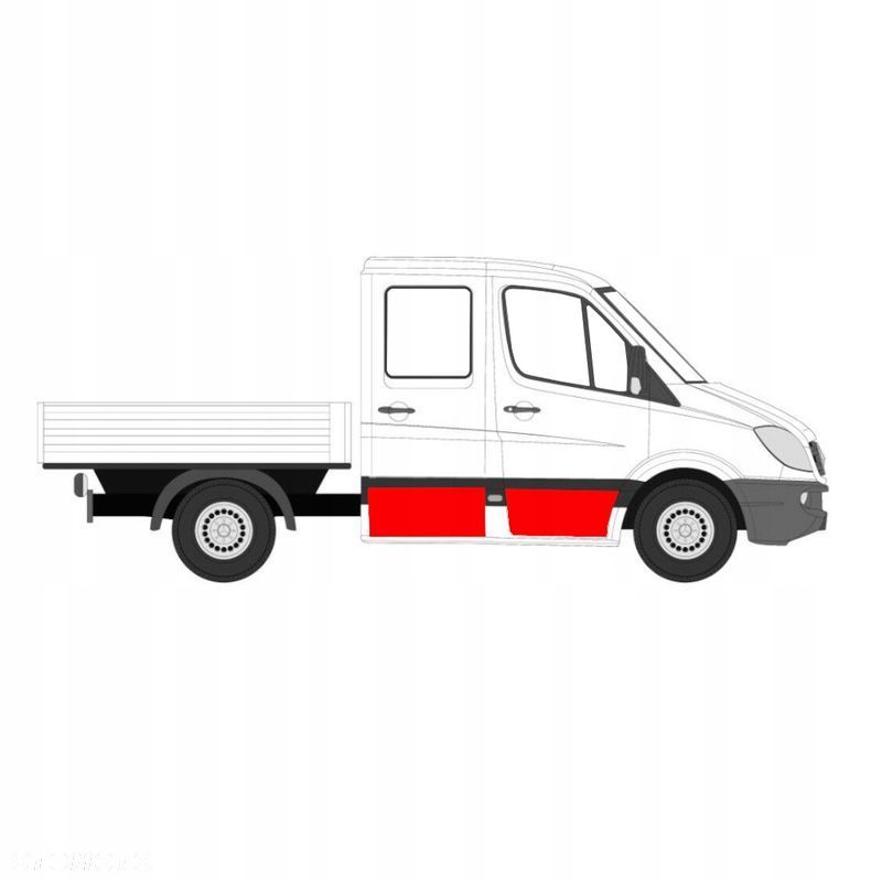 Poszycie / Reperaturka MB Sprinter / VW Crafter 06 - 18 Doppelkabina KPL ! - 2