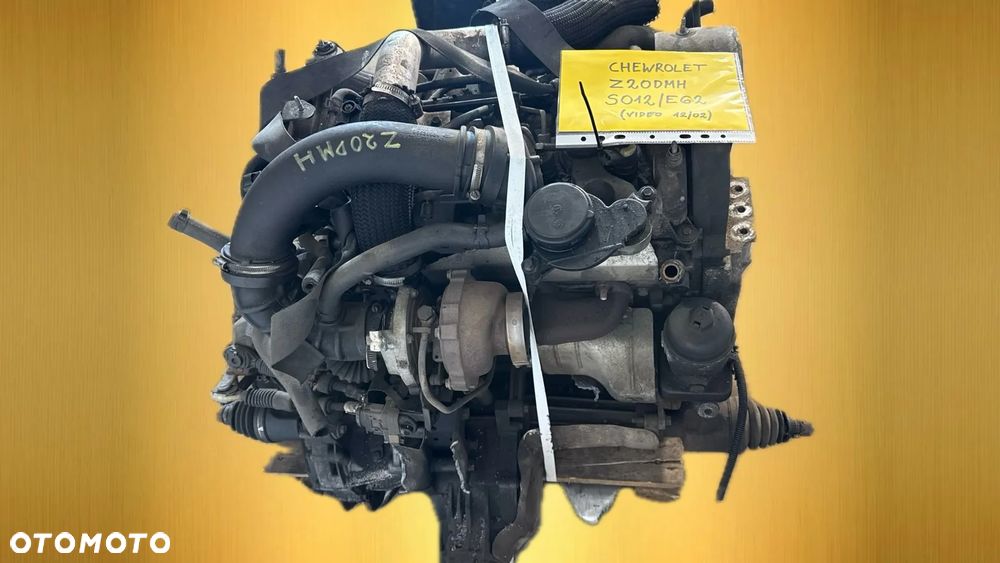 Chevrolet Z20DMH 2.0 diesel silnik kompletny z pełnym osprzętem gotowy do montażu VIDEO PRACY SILNIKA - WHATSAPP LUB LINK W OPISIE - 5