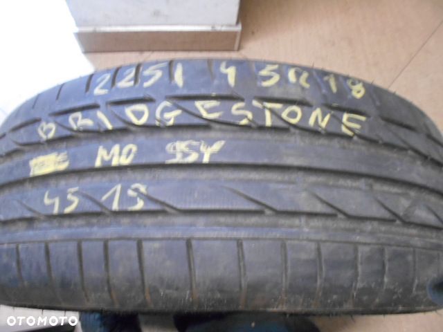 Opona pojedyńcza 225/45r18 bridgestone potenza s001 7mm lato MO