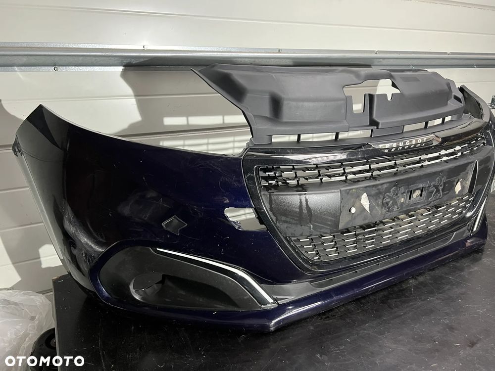 ZDERZAK PRZÓD PRZEDNI ALLURE BLACK PEUGEOT 208 LIFT - 3