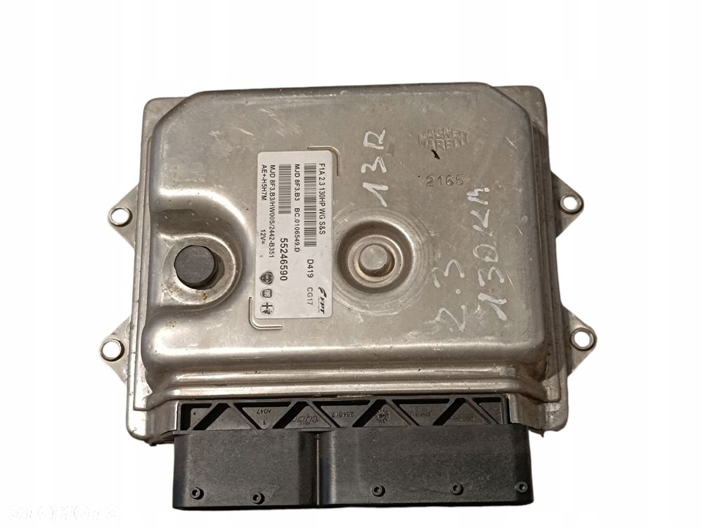 sterownik silnika fiat ducato 2.3jtd 130km 2013r e5 55246590 mjd8f3.b3 - 2