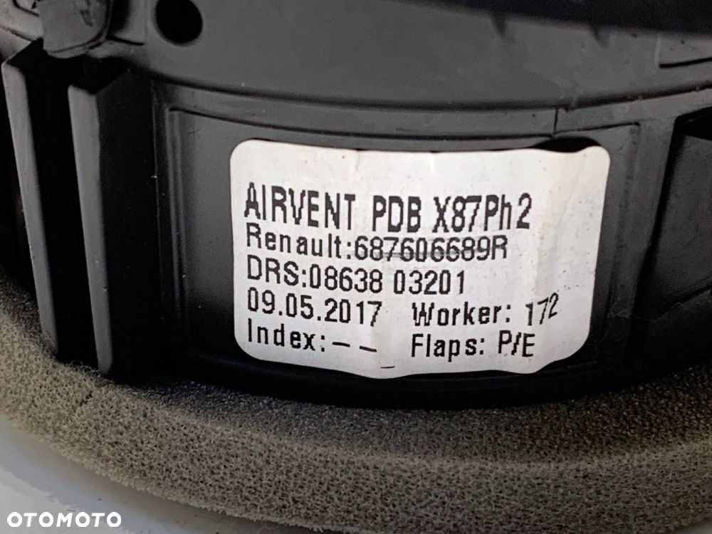 KRATKA NAWIEWU PRAWY PRZÓD  RENAULT CAPTUR I (J5_, H5_) 2013 - 2022 0.9 TCe 90 66 kW [90 KM] - 4