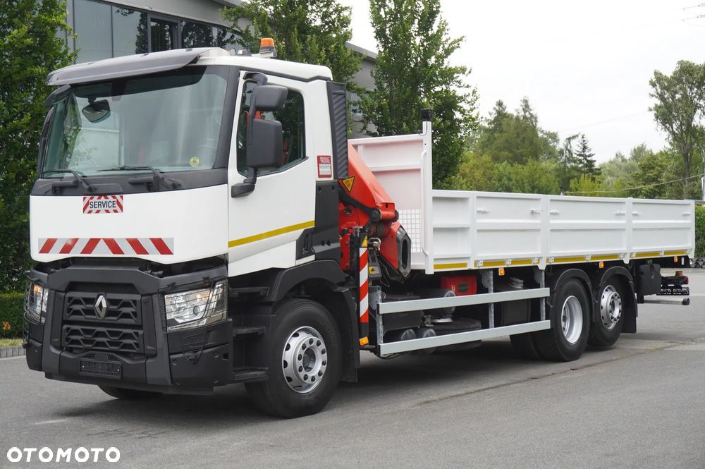 Renault C380 P6X2 E6 / 160 tys. km! / HDS Palfinger PK 19.001 SLD5 / Burtowy 19 EPAL_257876 - 3