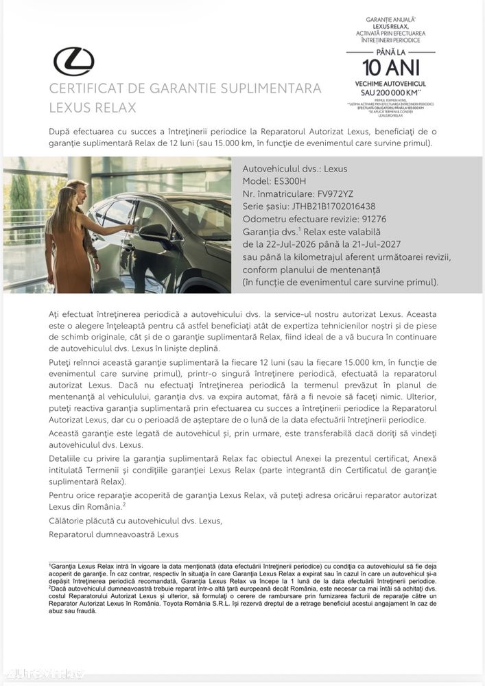 Lexus Seria ES 300h Luxury Line - 41