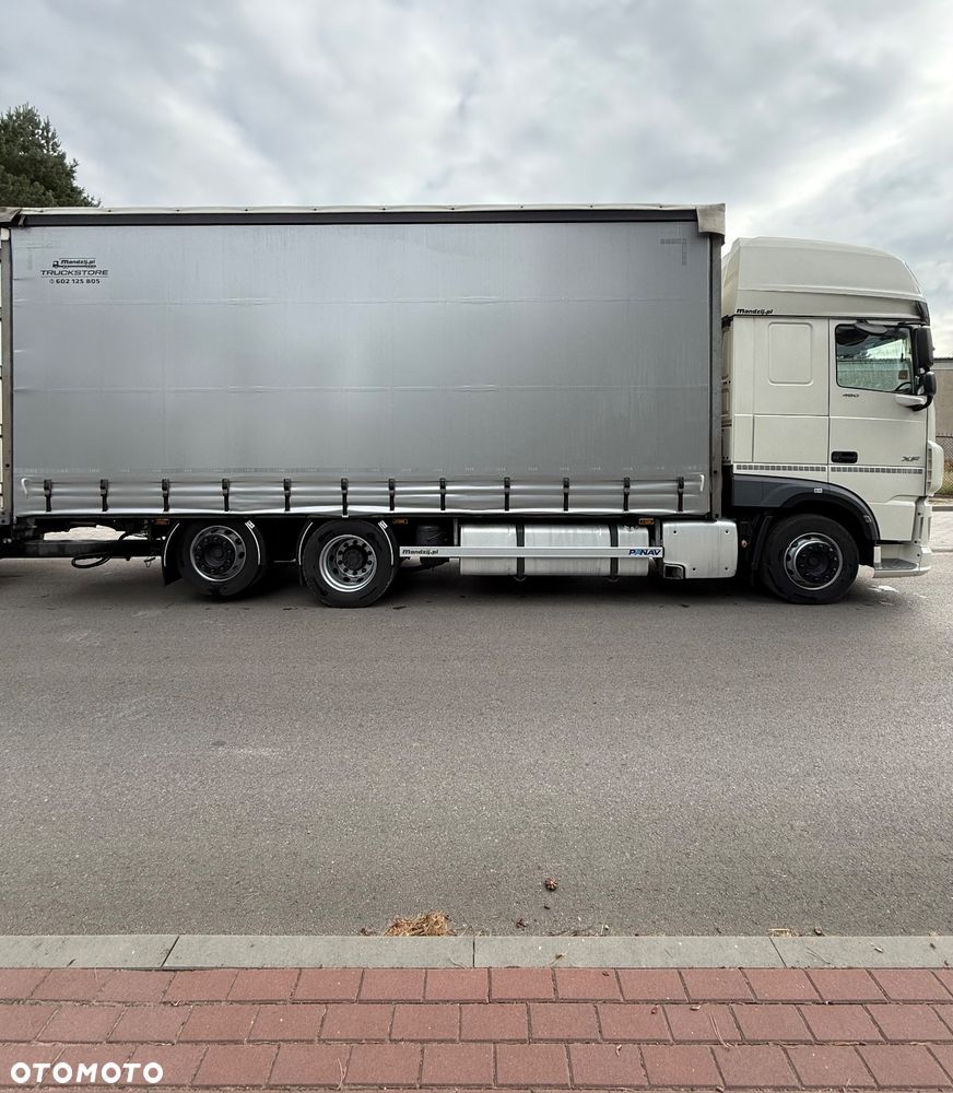 DAF XF480 SUPER SPACE CAB TANDEM JUMBO 6x2 OŚ PODNOSZONA AUTOMAT STANDKLIMA 2xALUTANK SKÓRA LED FIRANKA DŁ:7.70 m PRZESTRZENNY 60M3 - 6
