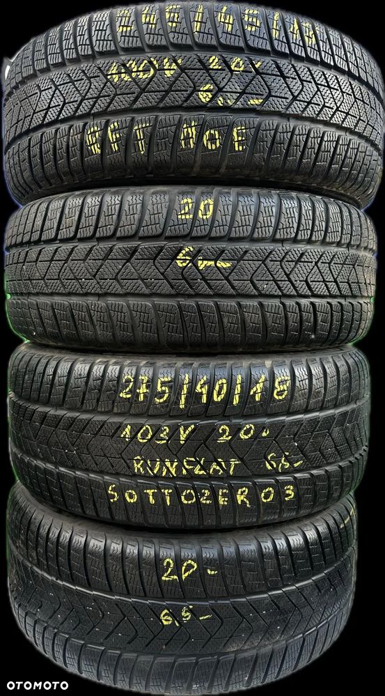2 x 245/45R18 2 x 275/40R18 Pirelli Sottozero 3 RFT MOE - 1