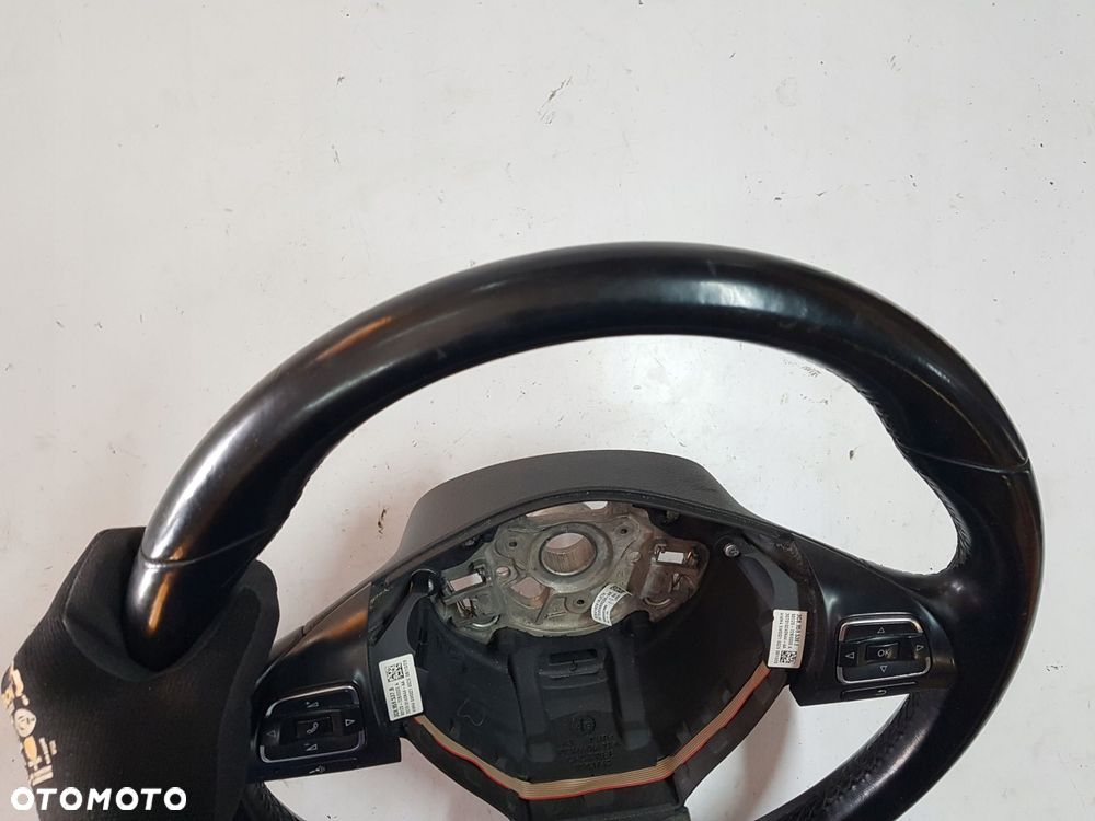 VW PASSAT B7 10-14r PASSAT CC GOLF VI KIEROWNICA SKÓRZANA 3C8419091AJ - 7