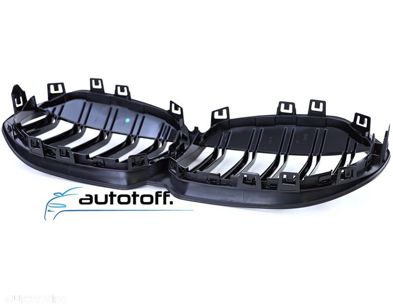 Grile duble BMW F40 F41 Seria 1 (2020+) Negru lucios - 5