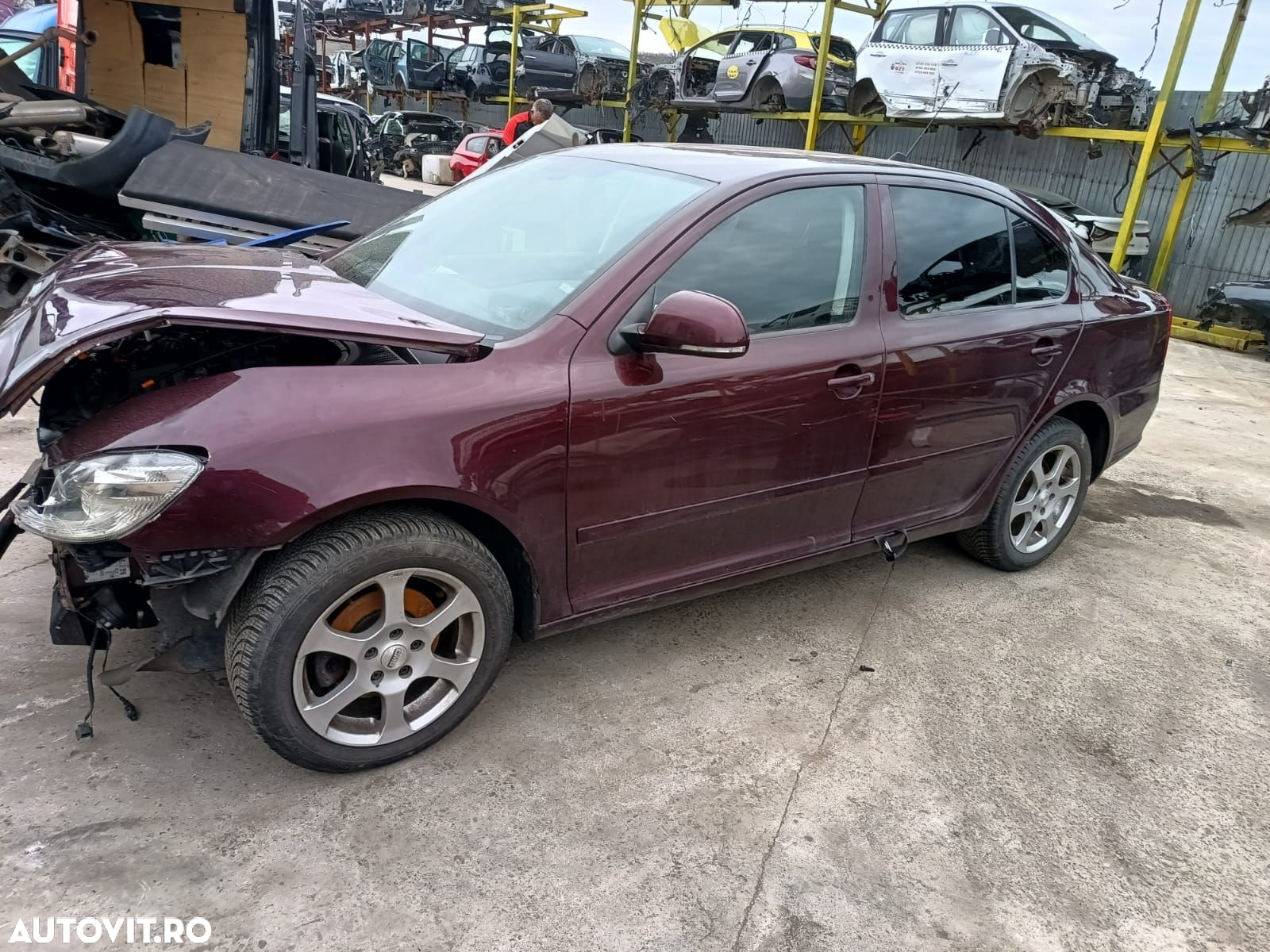 Cablaj instalatie usa fata 1Z0121DL Skoda Octavia 2 [facelift] [2008 - 15