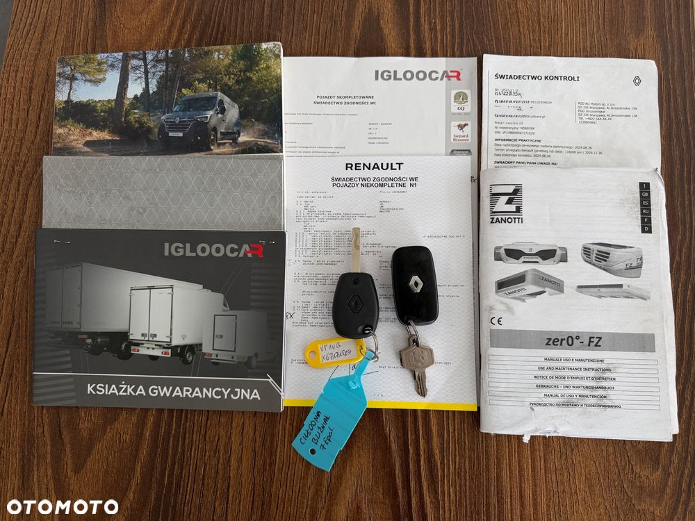 Renault Master Chłodnia 7 Europalet / Agregat Zanotti Z350s Grzanie, Mroźnia, Zasilanie 230V / Bliźniak / Wzmacniany / Oryginalny stan / Po serwisie / Niski przebieg / Salon PL / FV23% - 39