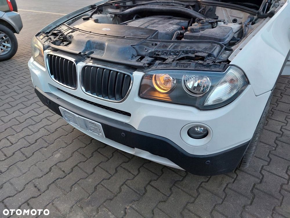 BMW X3 E83 lift kompletny przód maska błotniki lampy zderzak ALPINWEISS - 5