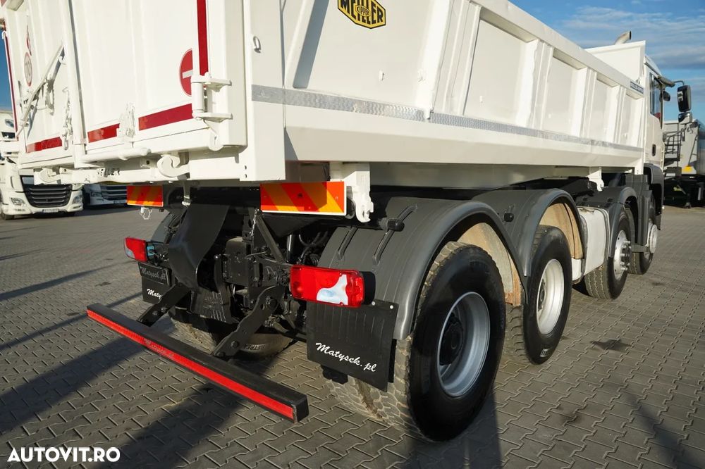 MAN TGA 35.480 / 8x6 / BASCULATOR CU 2 LATE / HYDRODOLT / MEILLER KIPPER / MANUAL / CAMERĂ - 23