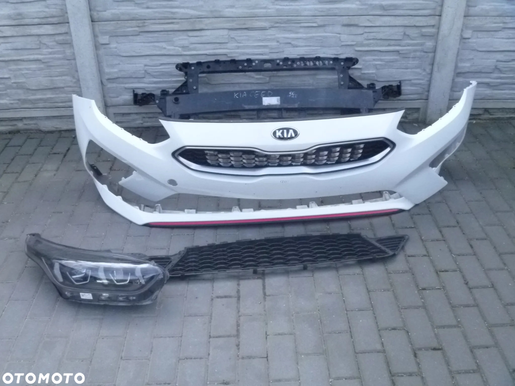 KIA CEED 3 III GT 2018-ZDERZAK PRZEDNI ATRAPA KRATKA ORYGINAŁ ŁADNY - 3