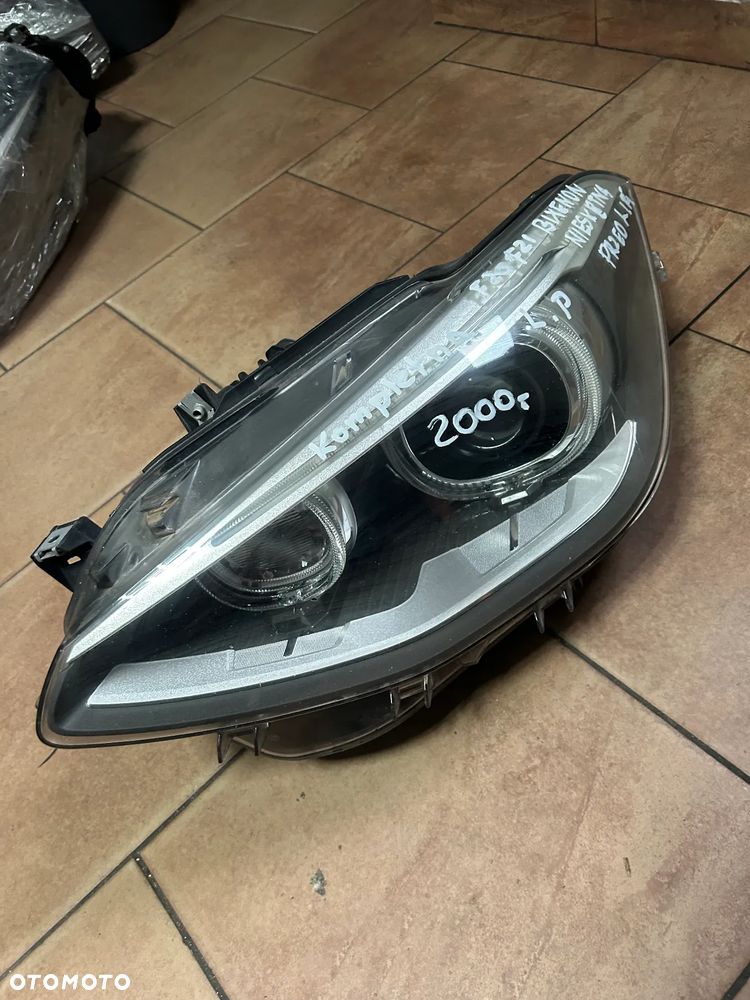 LAMPA BMW F20 F21 LEWY PRZÓD BIXENON NIESKRĘTNA PRZED LIFT KOMPLETNA - 2