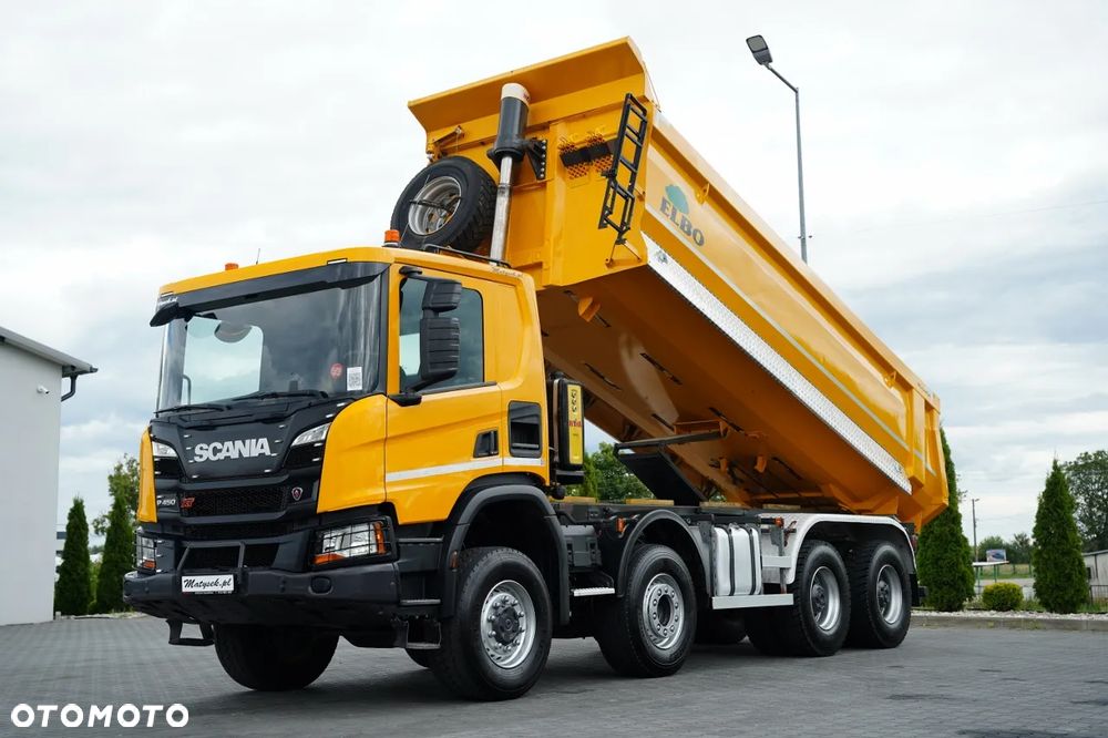 Scania P 450 XT / 8x6 / WYWROTKA TYLNOZSYPOWA / OPTICRUISE / OPONY 100% / EURO 6 - 2