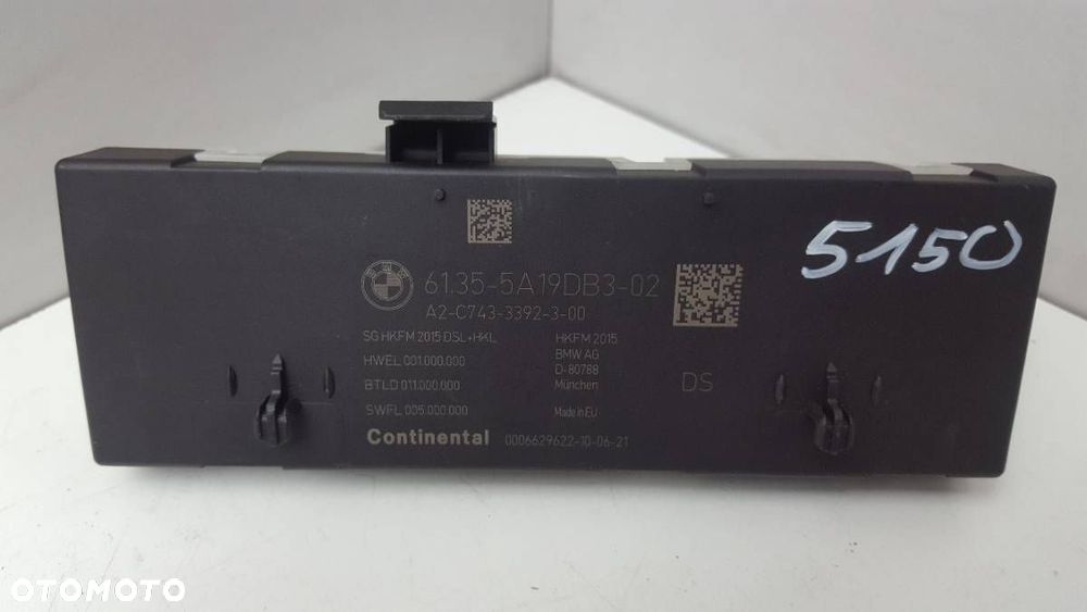 MODUŁ KLAPY BAGAŻNIKA 5A19DB3 BMW G21 2021 330E - 1