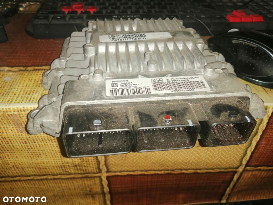 PEUGEOT KOMPUTER STEROWNIK 5WS40276D-T 9661835980 - 1