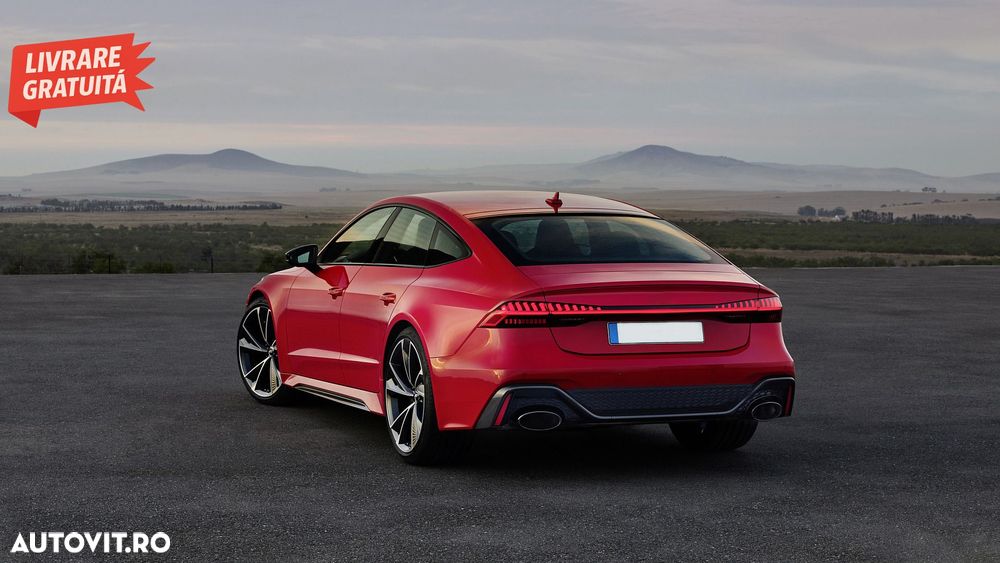 Bara Spate cu Difuzor si ornamente evacuare Audi A7 4K8 Sportback (2018-up) RS Des- livrare gratuita - 10