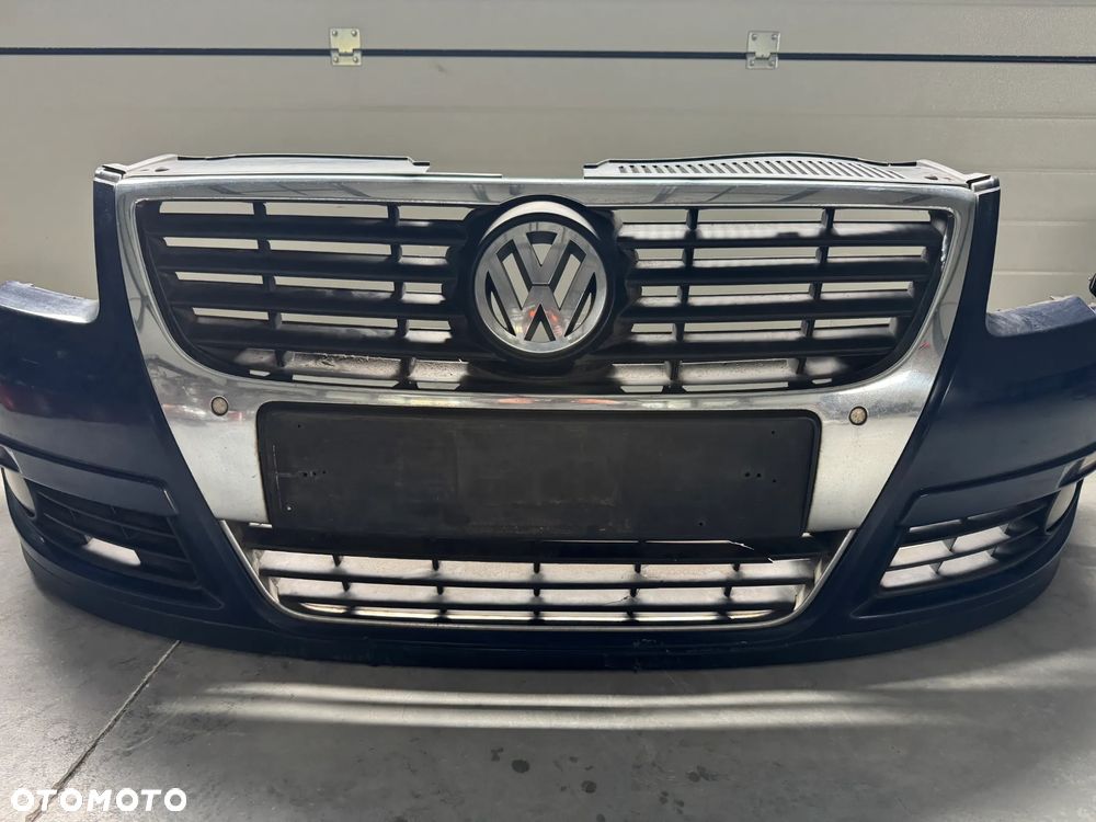 ZDERZAK PRZÓD KOMPLETNY PASSAT B6 PDC SPRYSKIWACZE POD XENON - 5
