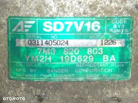 VW Caddy II Golf IV Sharan MK1 sprężarka klimatyzacji 1.4 1.6 1.8T 1.9 TDI SDI 2.0 TDI 2.0 2.3 2.8 3.2 - 4