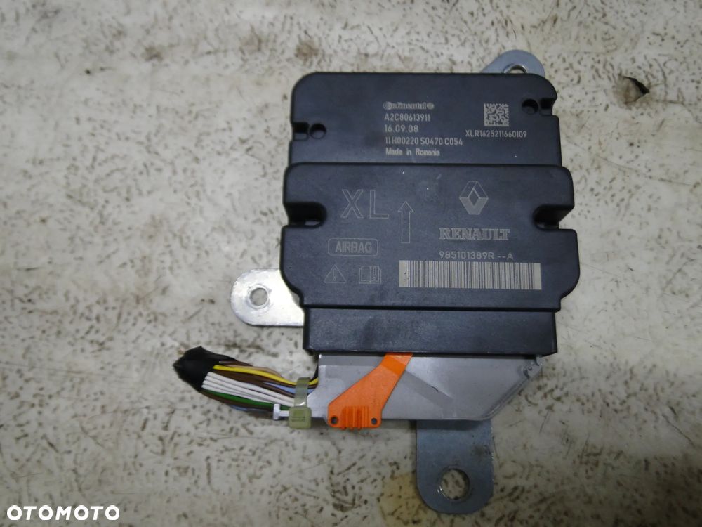 RENAULT CLIO IV 4 DESKA KONSOLA PODUSZKI AIRBAG PASY KOMPLET ORYGINAŁ EUROPA - 4