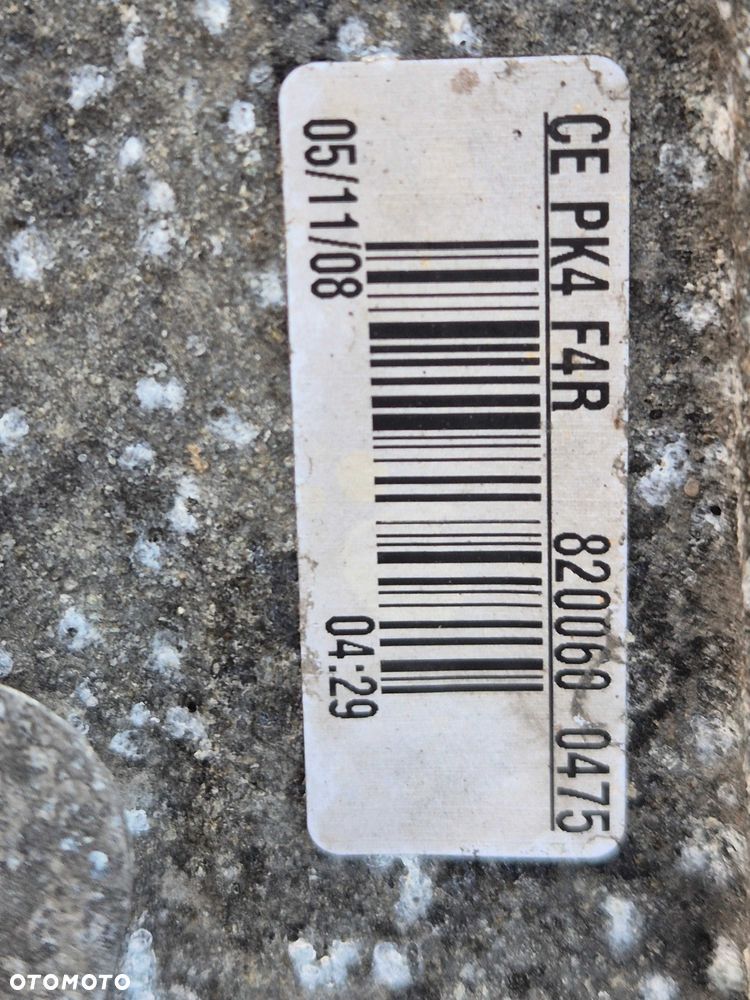 renault megane III skrzynia biegów 6 2.0 turbo benzyna PK4F4R - 7