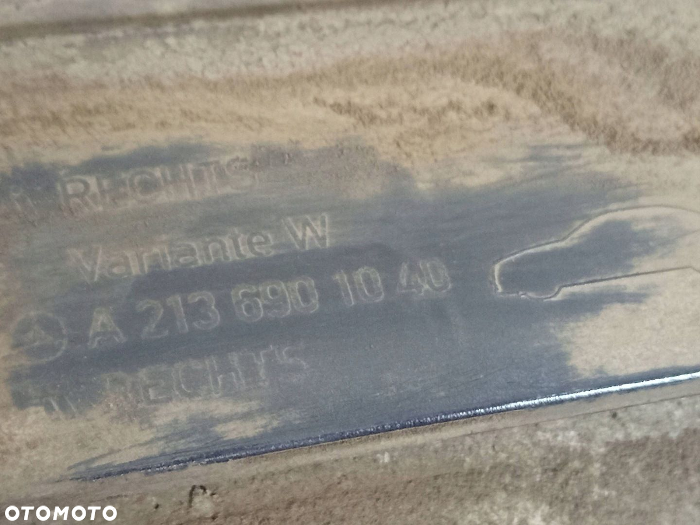 LISTWA PROGOWA PROGU PRAWA MERCEDES E W213 KOMBI 040 A2136901040 - 11