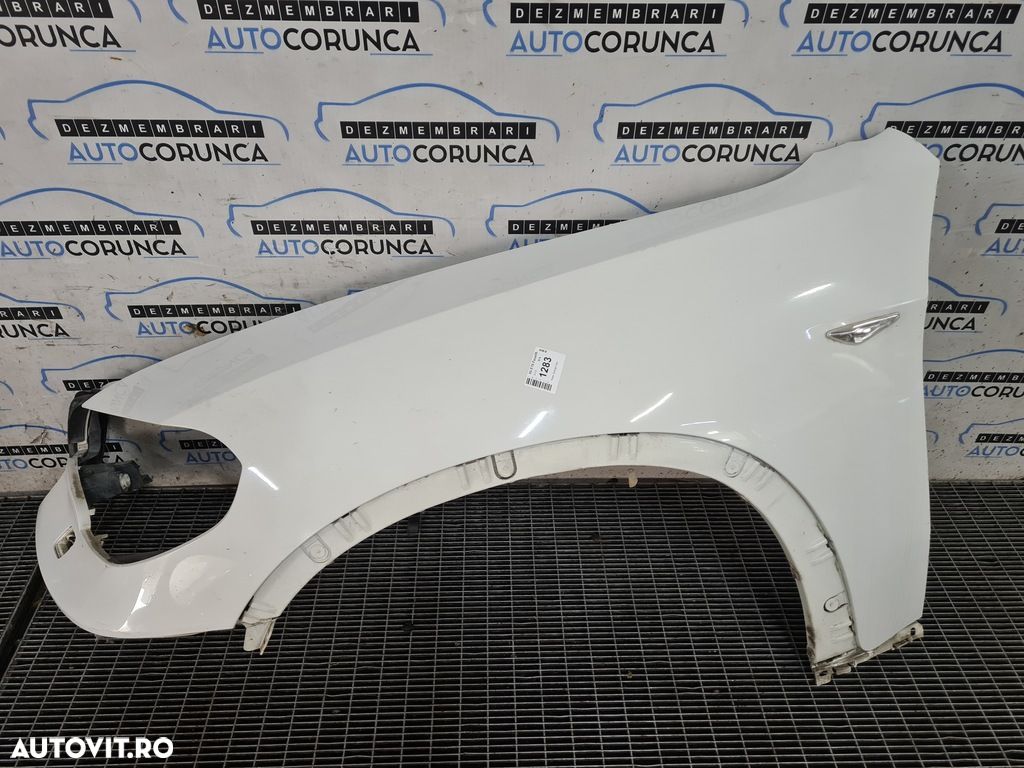 Aripa Stanga Fata BMW X5 E70 Facelift 2010 - 2013 4 Usi ALB (1283) - 1