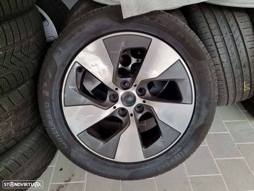Jogo 4 jantes 17" 7.5Jx17 ET 27 5x112 Originais BMW G30/G31 - 3