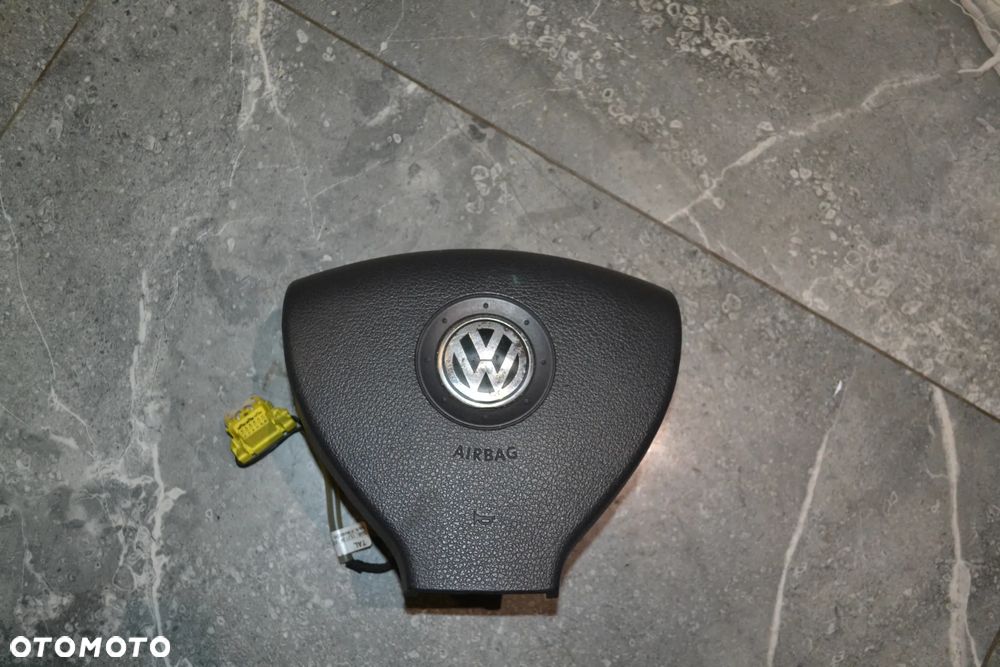 VW PASSAT B6 GOLF V CADDY JETTA PODUSZKA POWIETRZNA AIRBAG W KIEROWNICĘ 1K0880201AB - 3