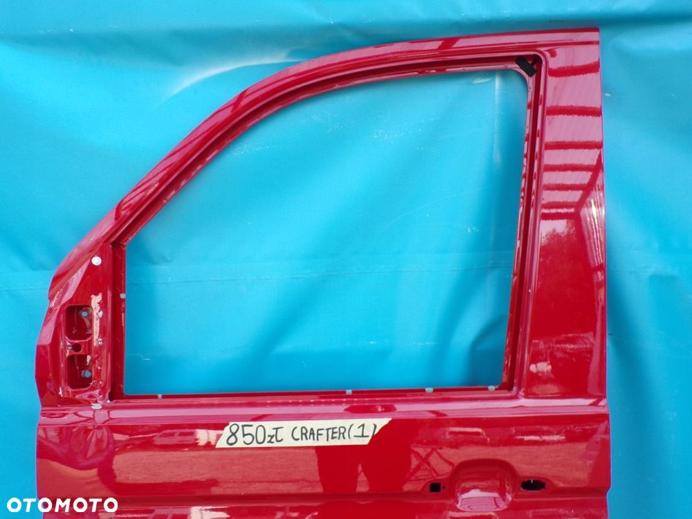 VW CRAFTER 2017- drzwi przednie LEWE CZERWONE - 3