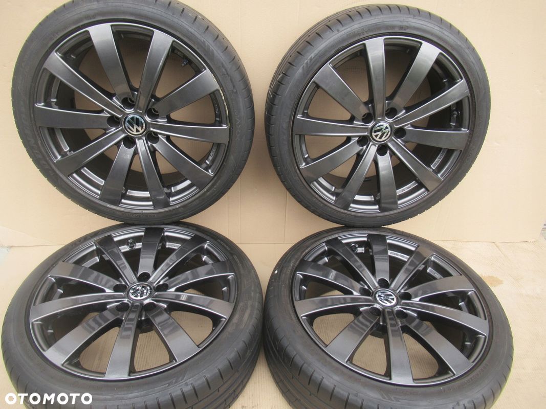ALU+OPONY LATO R18 VW GOLF 5,6,7, PASSAT,JETTA,CADDY,A3,SKODA OCTAVIA,LEON - 1