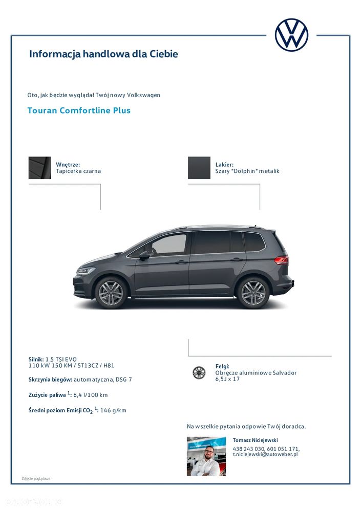 Volkswagen Touran 1.5 TSI EVO Comfortline Plus DSG - 4