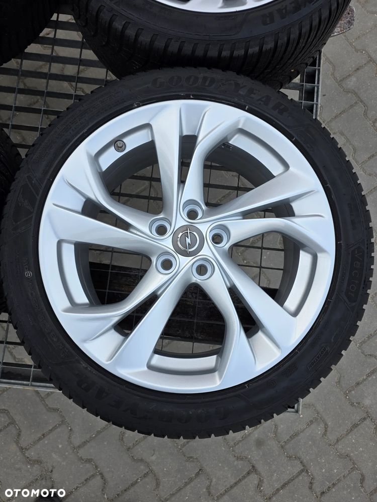 OPEL ASTRA K MOKKA ASTRA J KOŁA FELGI ALUMINIOWE OPONY WIELOSEZONOWE 5X105 R17 CZUJNIKI TPMS - 4