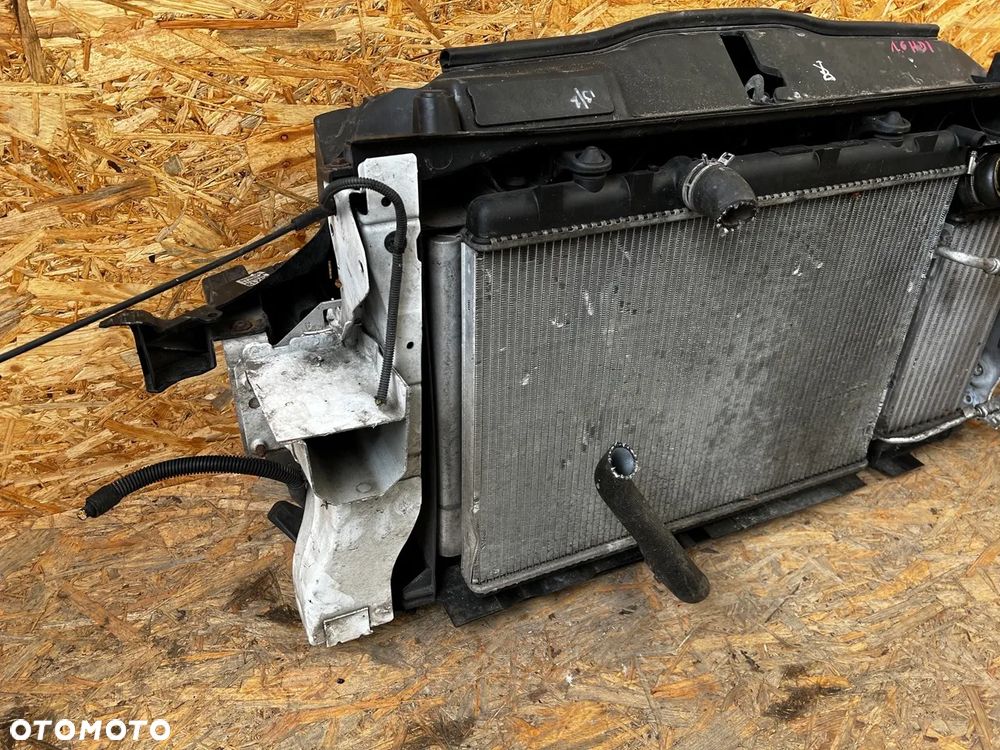 PAS PRZEDNI KOMPLETNY przód CITROEN DS4 1.6HDI DIESEL WENTYLATOR Belka - 9