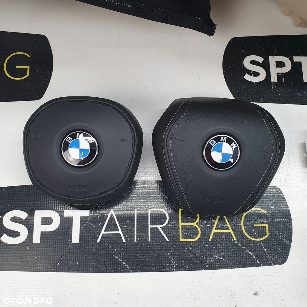 BMW G30 G31 SERIA 5 DESKA ROZDZIELCZA KONSOLA KOKPIT PULPIT PODUSZKI AIRBAG AIR BAG PASY KIT SET - 13